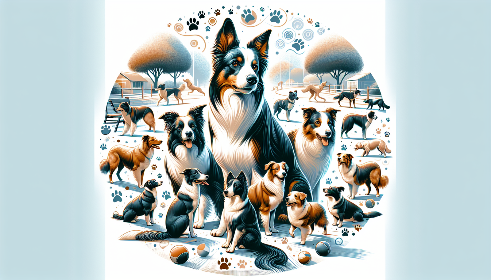 Are Border Collies Good With Other Dogs?