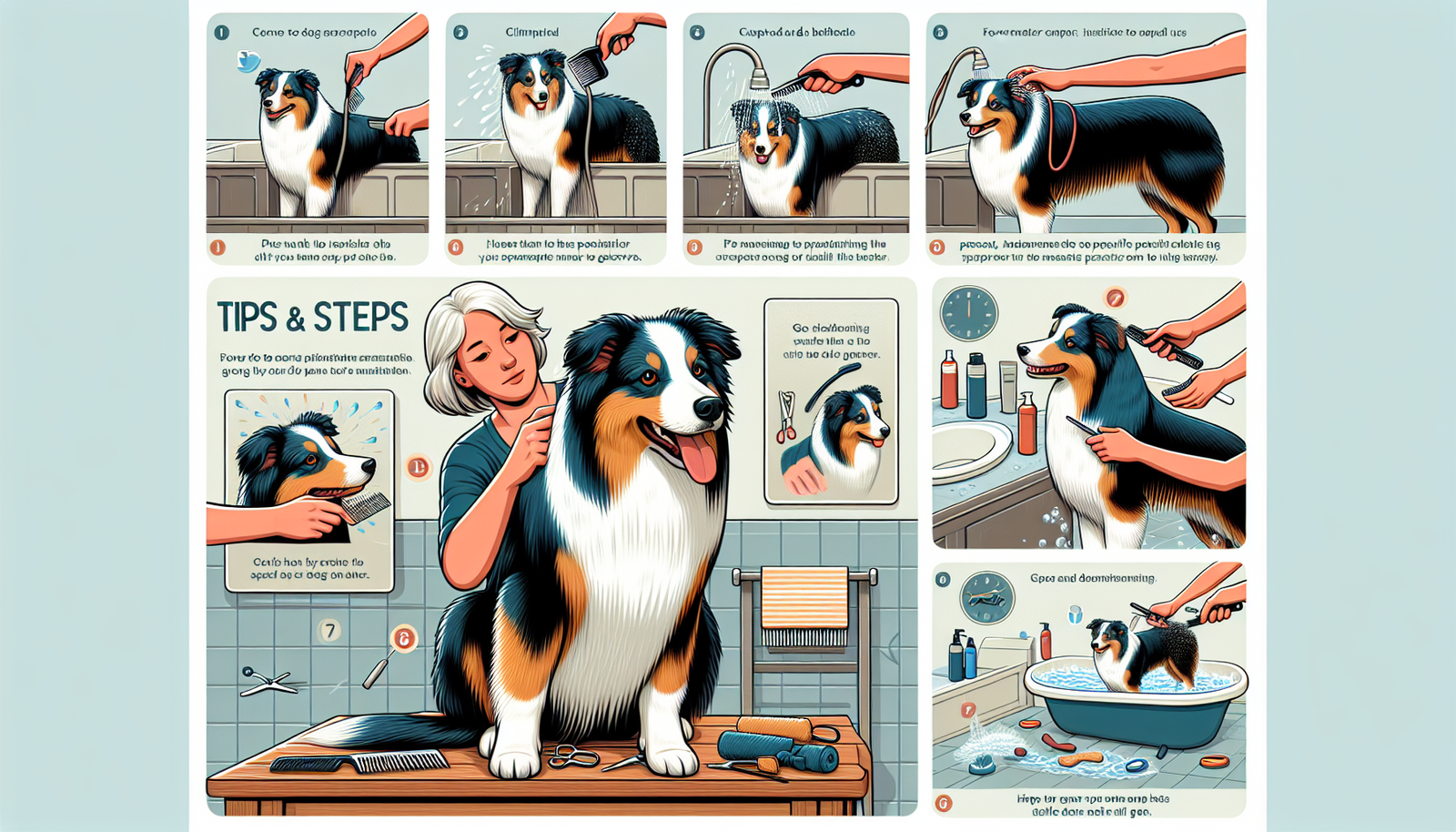 How Do I Train My Australian Shepherd To Be Comfortable With Grooming Tasks?