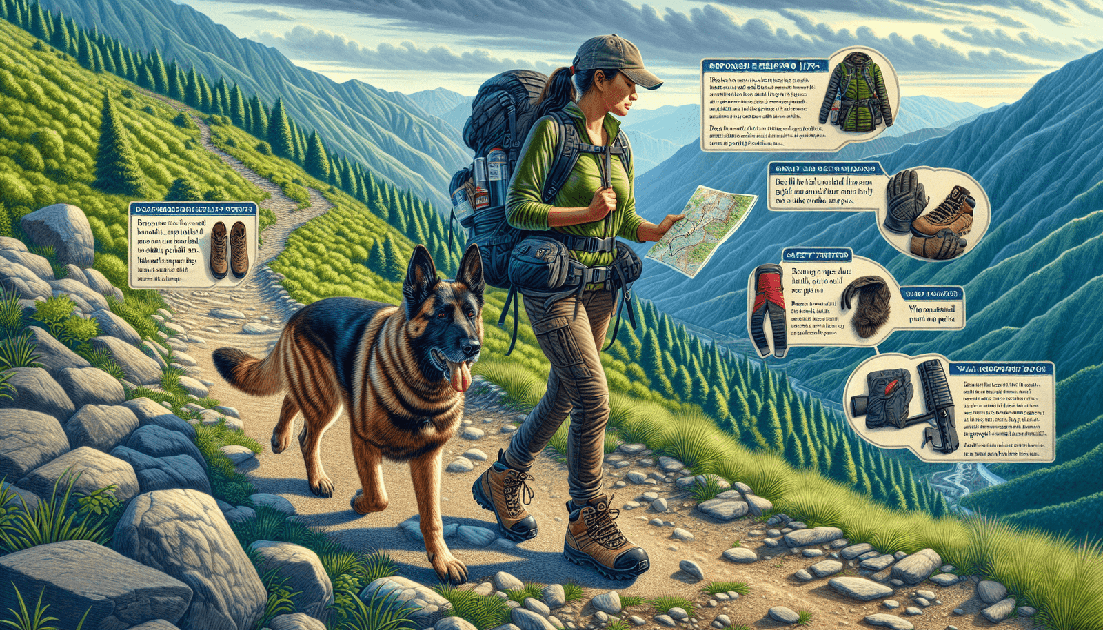 What Safety Precautions Should I Take When Hiking With A Dutch Shepherd?