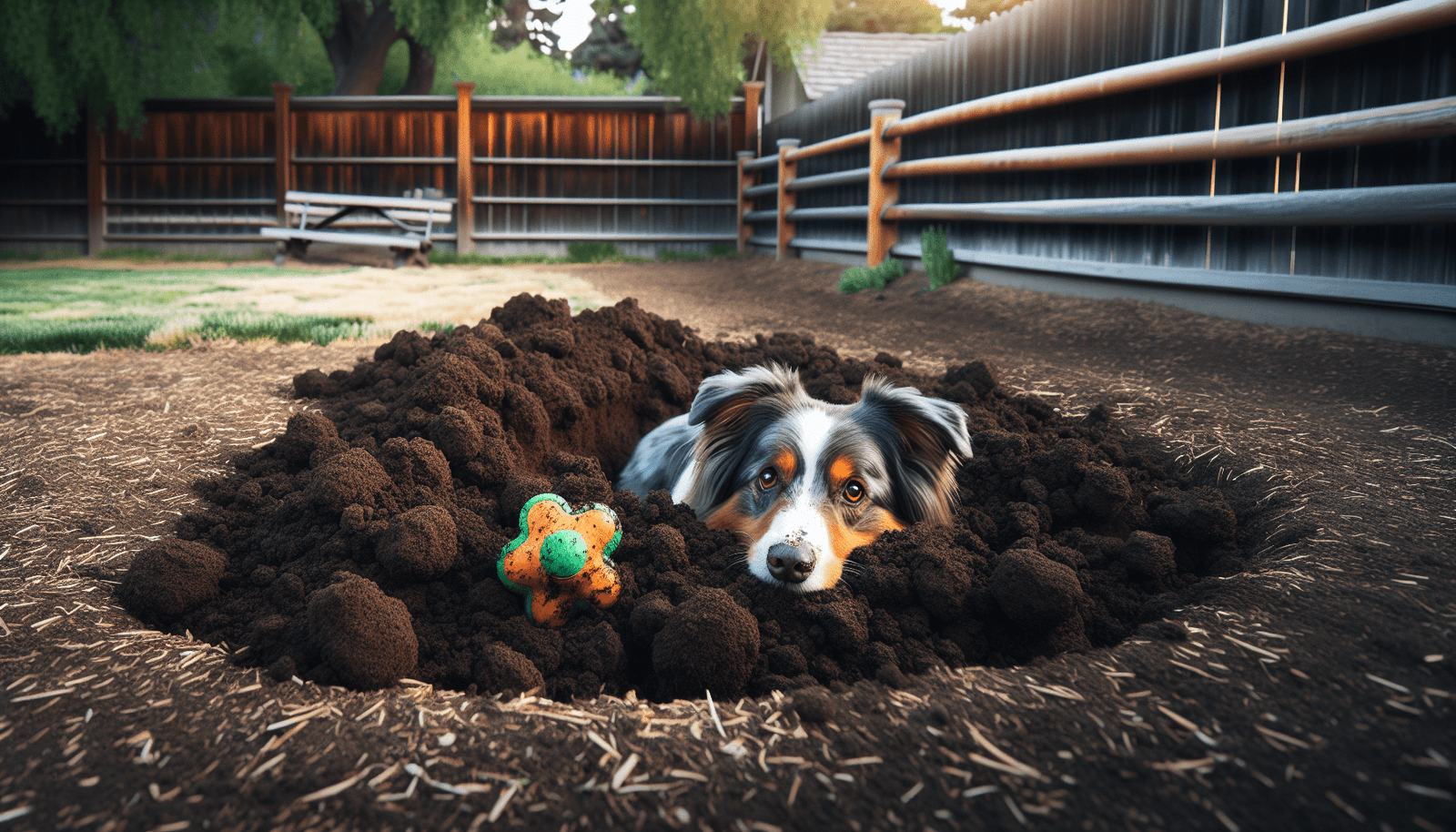 What Is The Role Of Obedience Training In Preventing Digging Behavior In An Australian Shepherd?