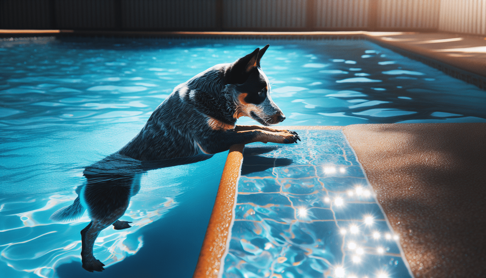 How Can I Safely Introduce My Australian Cattle Dog To Swimming In A Pool?