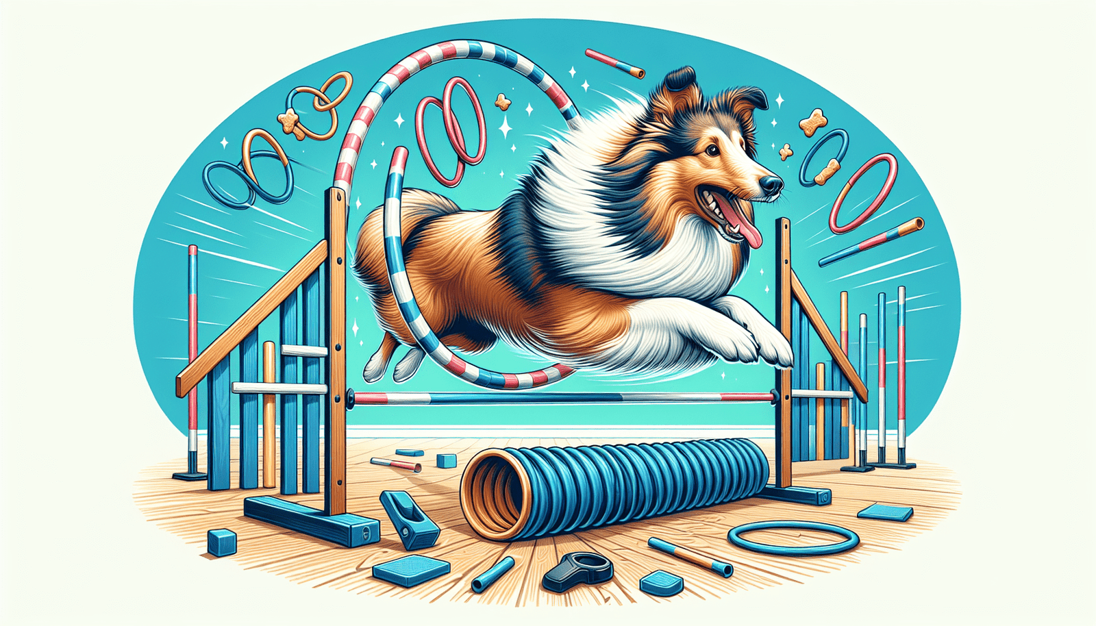 How Do I Create A Home Agility Course For My Rough Collie?